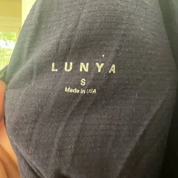 Lunya Pima Cotton romper - Picture 3 of 4